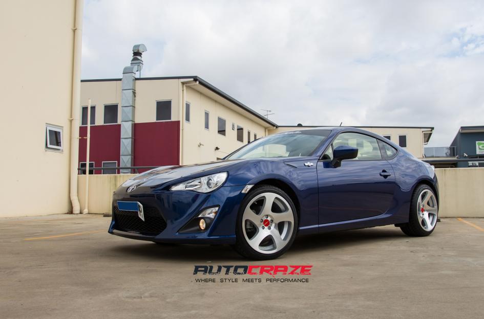 TOYOTA 86 TMB SILVER MACHINED FACE